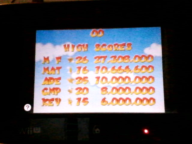 MatthewFelix: Mario Pinball Land: Adventure Mode [High Score] (Wii U) 27,308,000 points on 2016-09-09 18:43:51