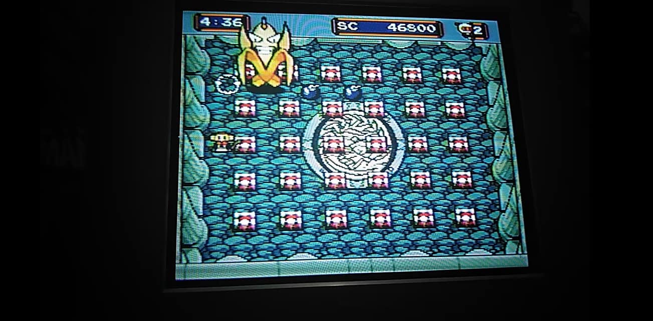 Mega Bomberman [Normal Game / Stage 1-1 Start] 46,800 points