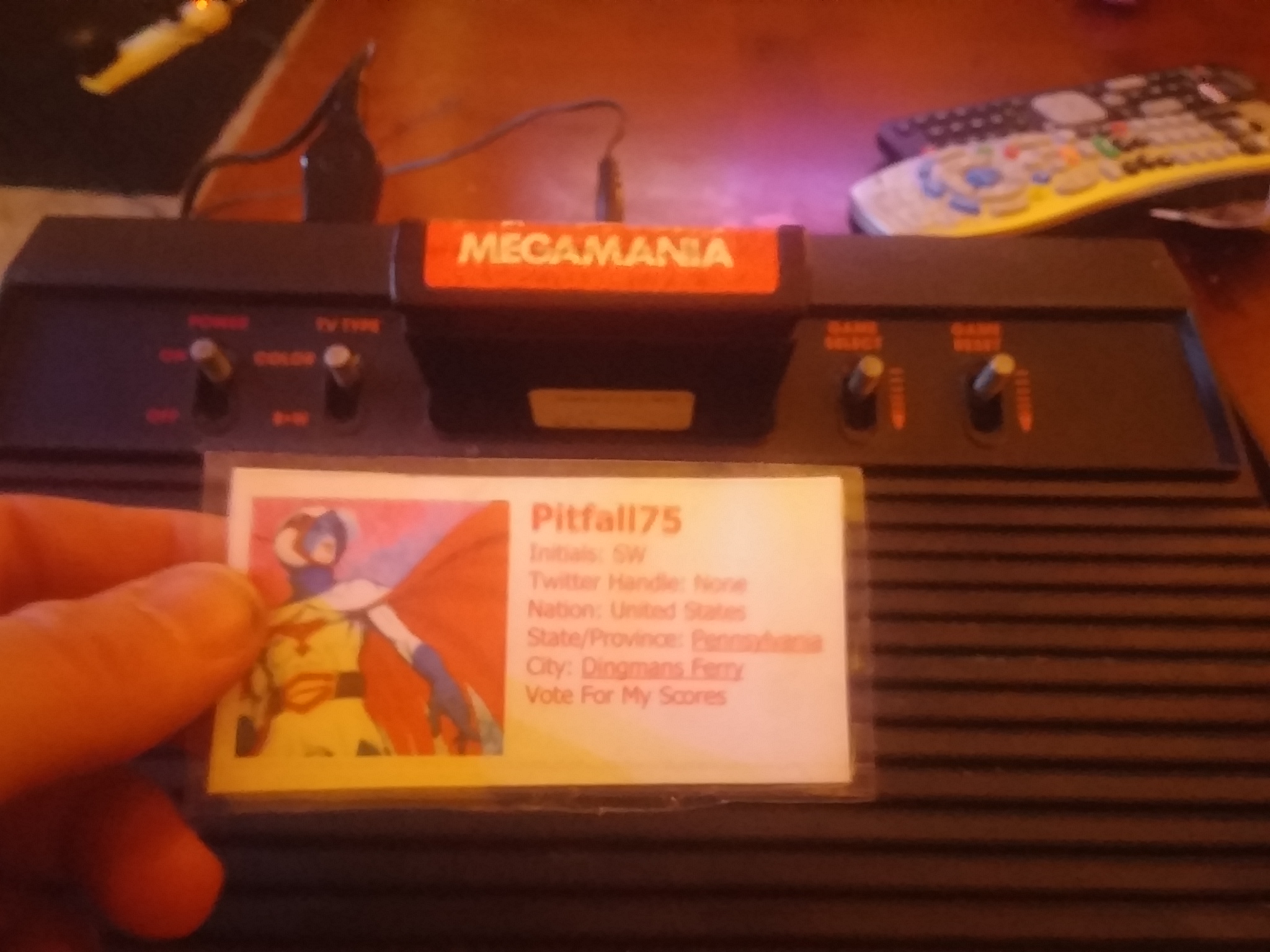 Pitfall75: Megamania (Atari 2600 Novice/B) 143,750 points on 2018-01-13 19:41:14