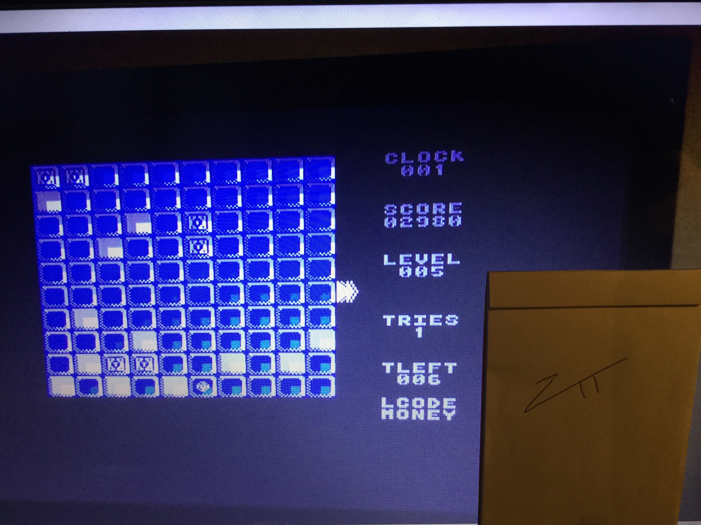 Frankie: Mental Block (ZX Spectrum) 2,980 points on 2023-01-15 01:06:12