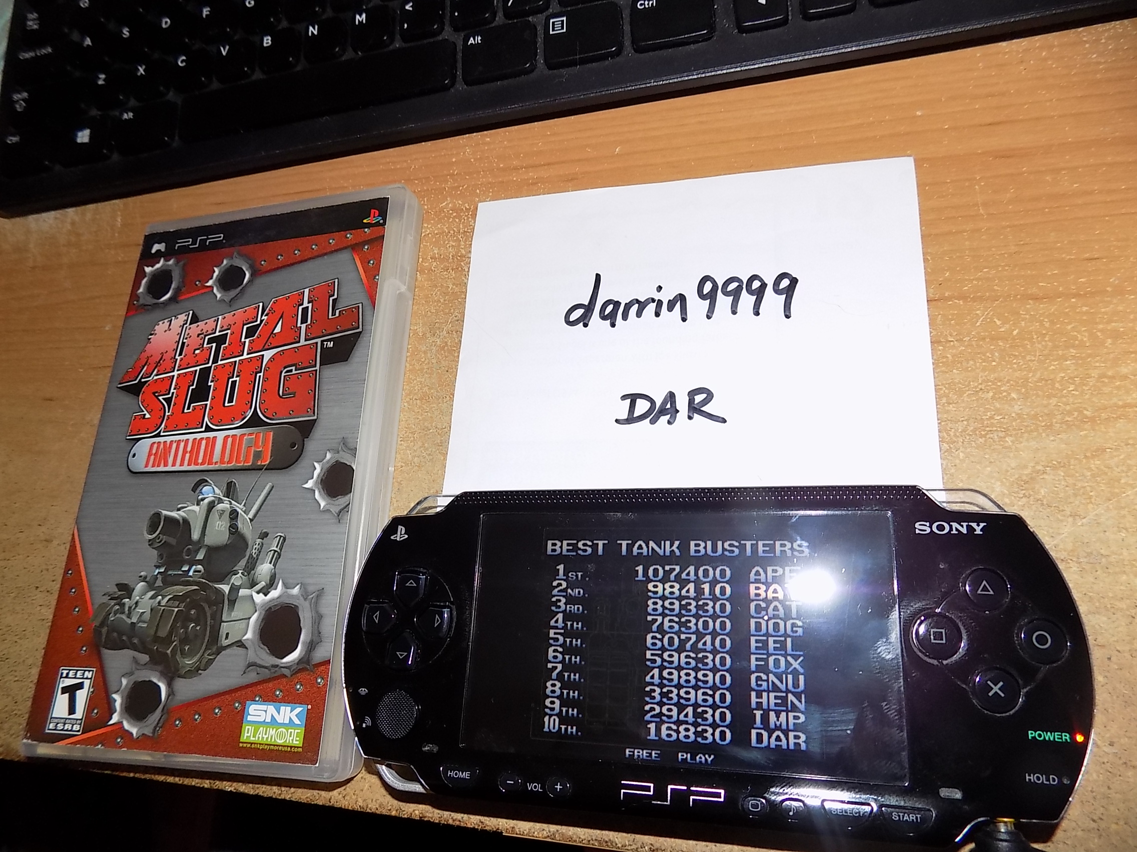 darrin9999: Metal Slug Anthology: Metal Slug X (PSP) 16,830 points on 2018-09-14 15:47:23