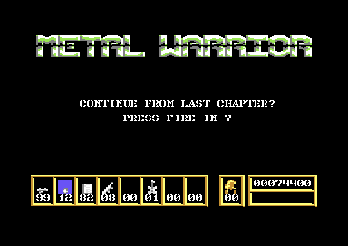 Metal Warrior 74,400 points