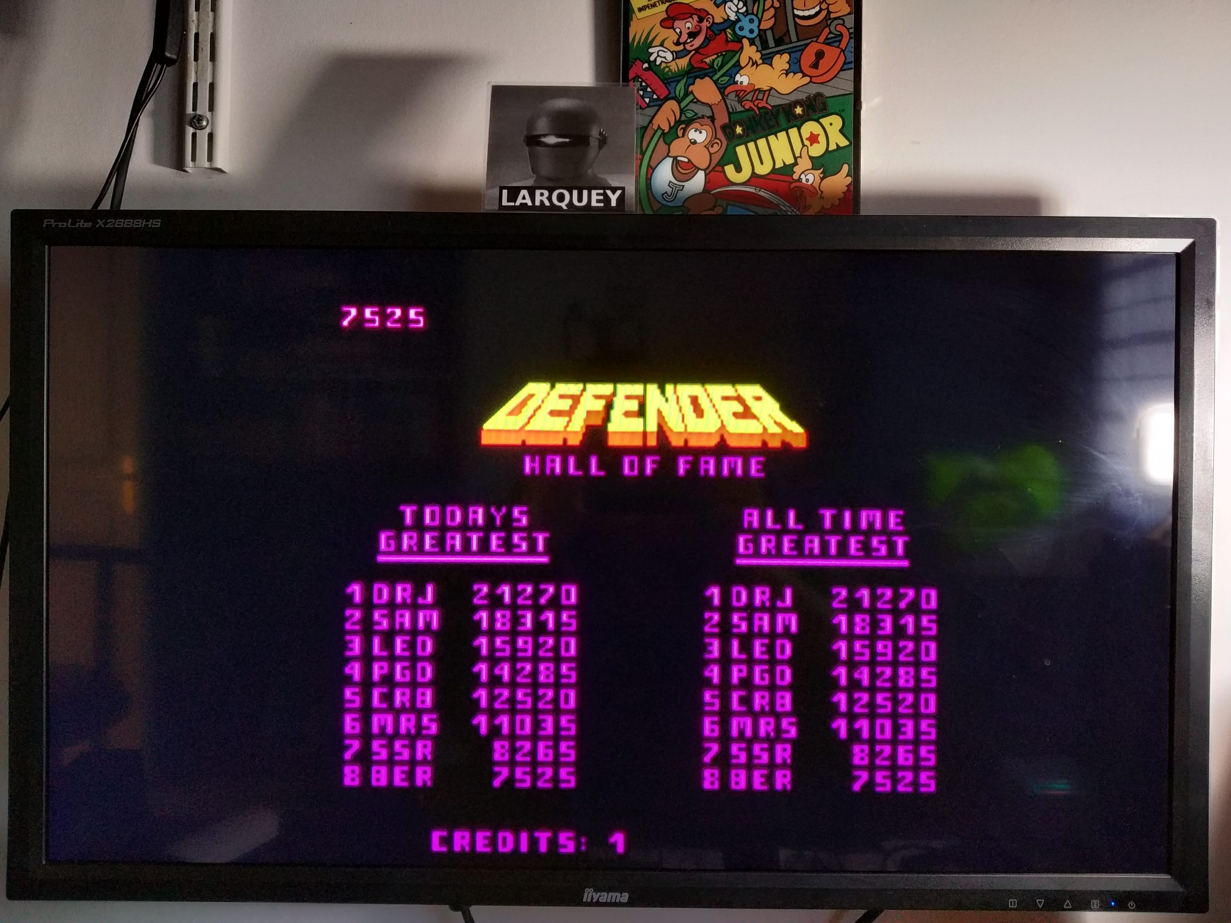 Larquey: Midway Arcade Treasures: Defender (Playstation 2 Emulated) 7,525 points on 2020-08-02 04:28:12