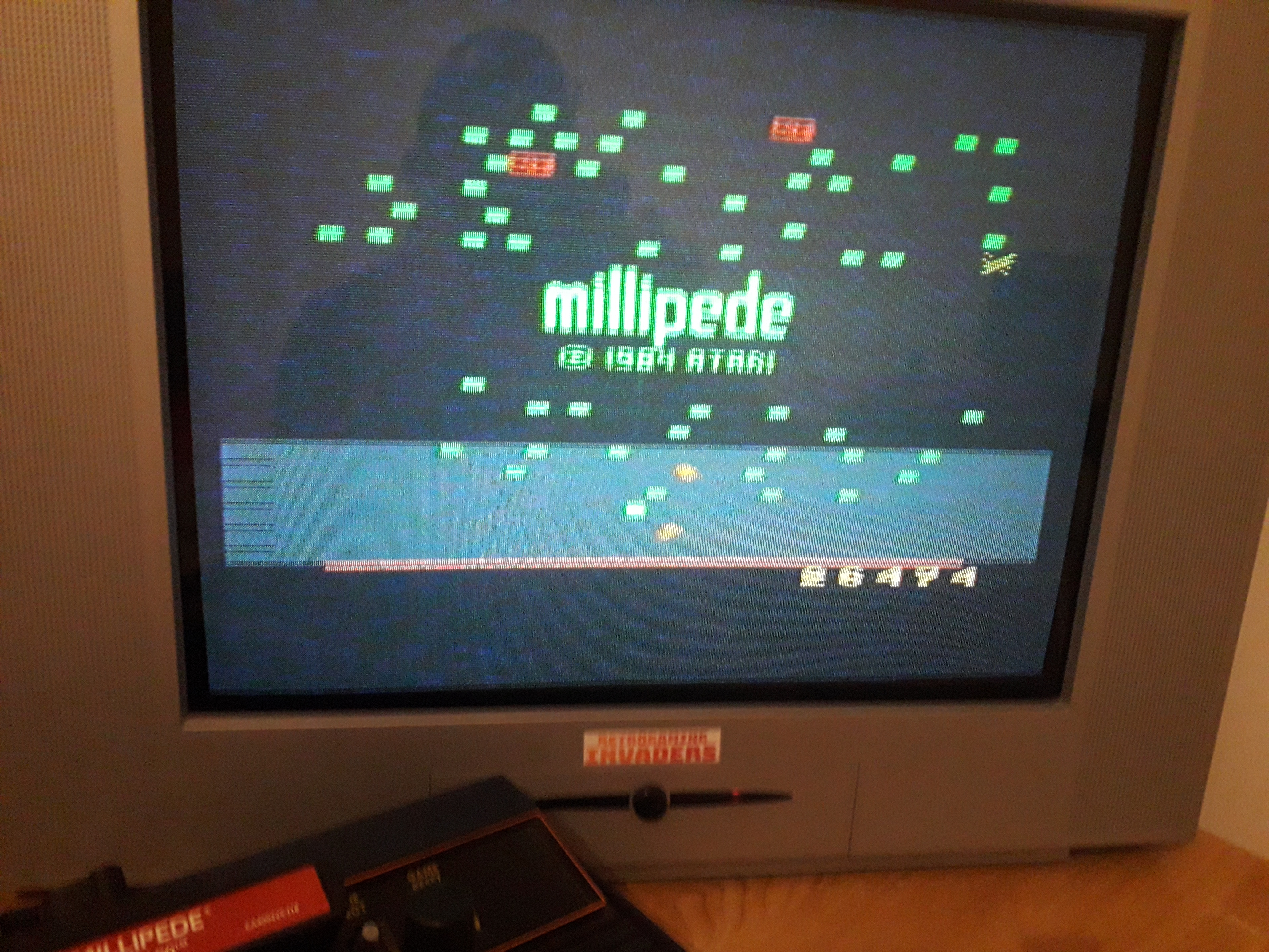 retrogaminginvaders: Millipede (Atari 2600 Novice/B) 26,474 points on 2019-06-30 16:26:34