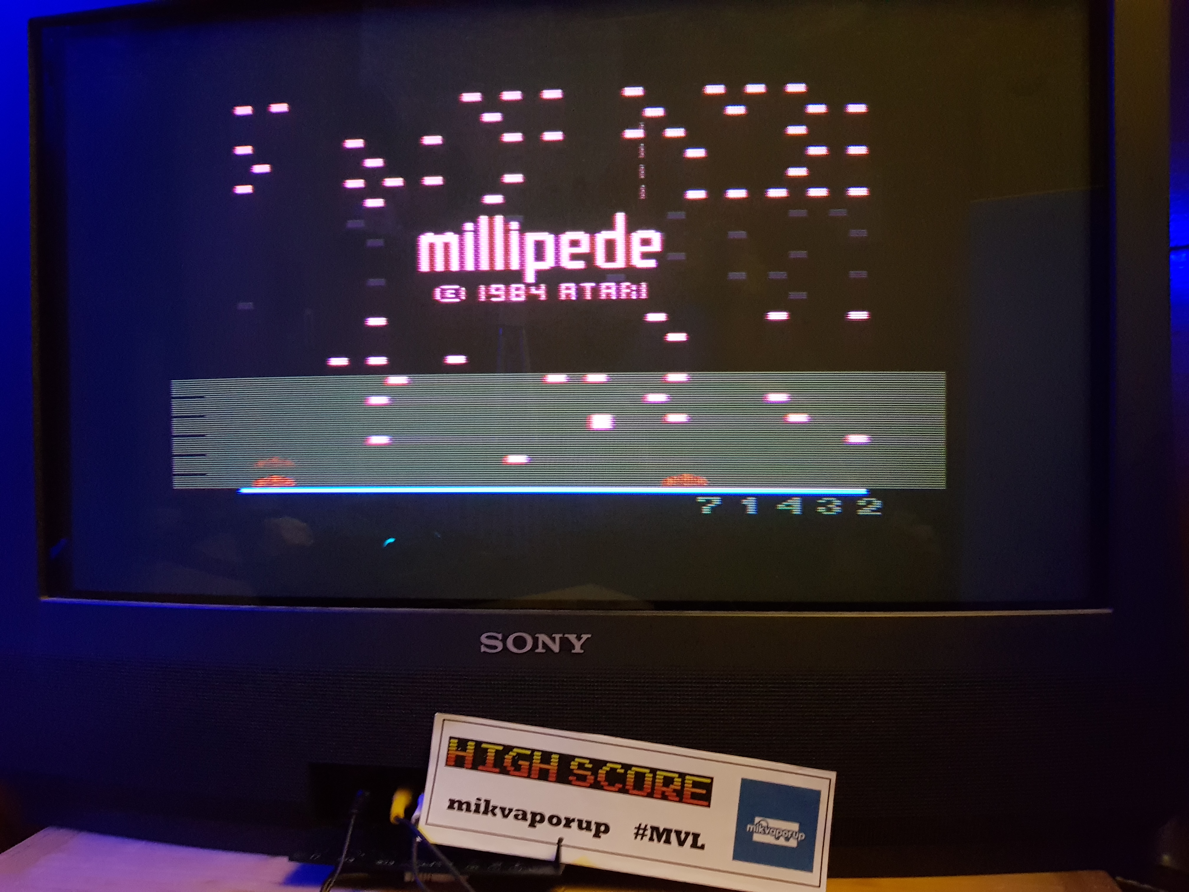 mikvaporup: Millipede (Atari 2600 Novice/B) 71,432 points on 2019-12-07 15:37:12