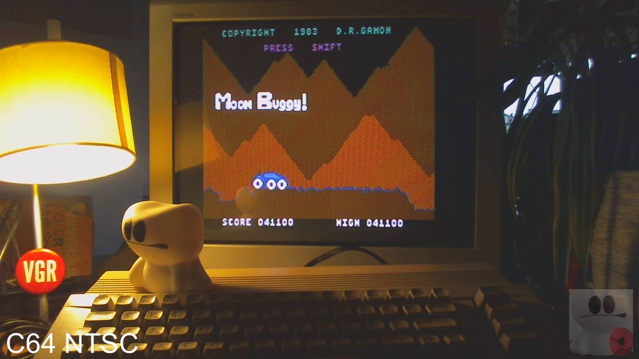 GTibel: Moon Buggy [Anirog Software] (Commodore 64) 41,100 points on 2020-03-10 01:18:56
