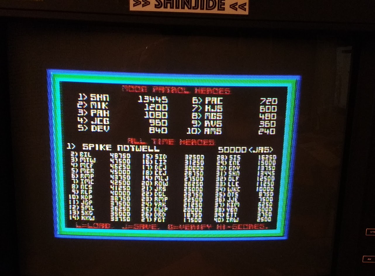 SHiNjide: Moon Patrol (ZX Spectrum) 13,445 points on 2015-10-21 11:06:17