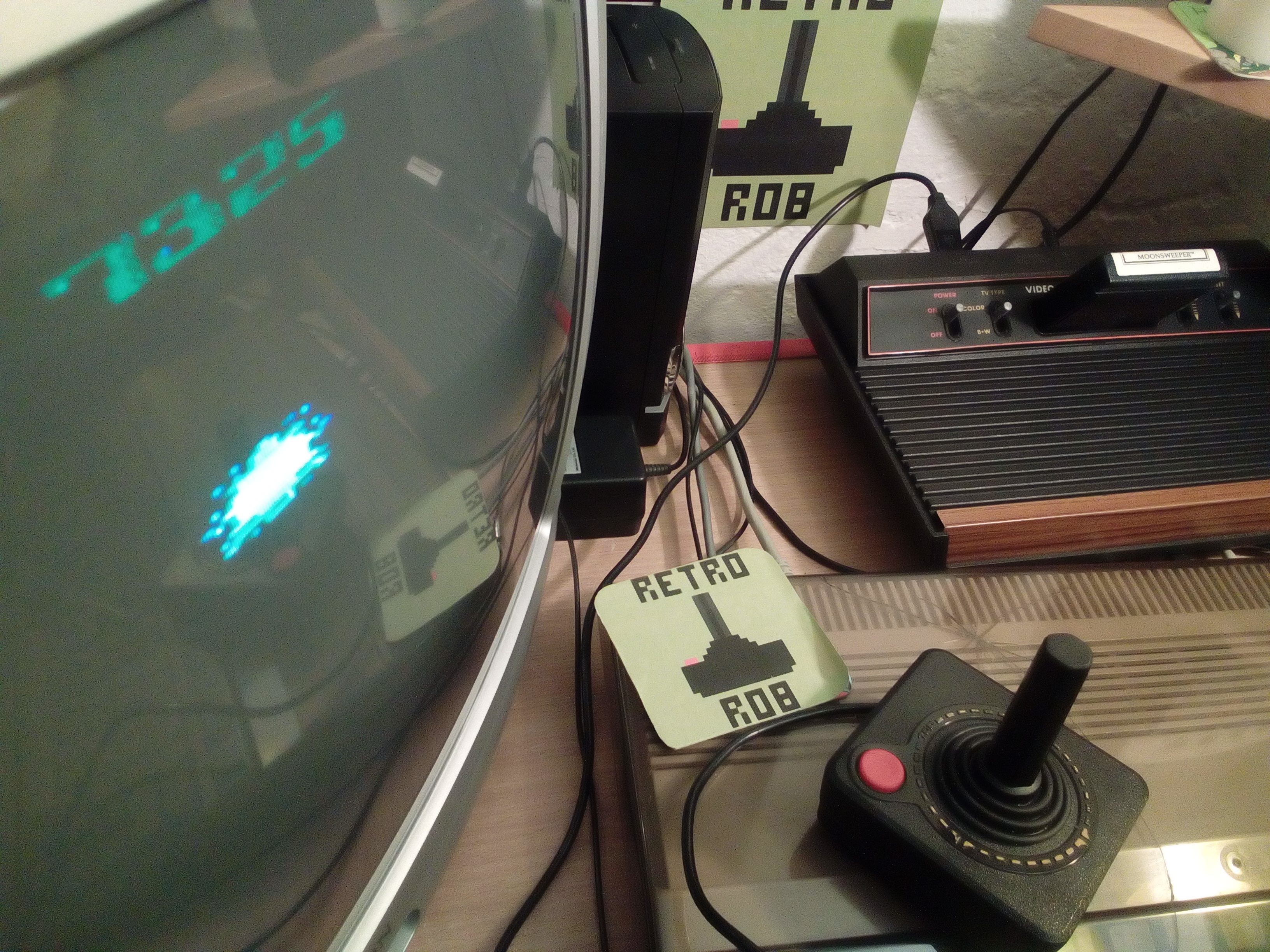 RetroRob: Moonsweeper (Atari 2600 Novice/B) 7,325 points on 2018-11-30 03:03:19