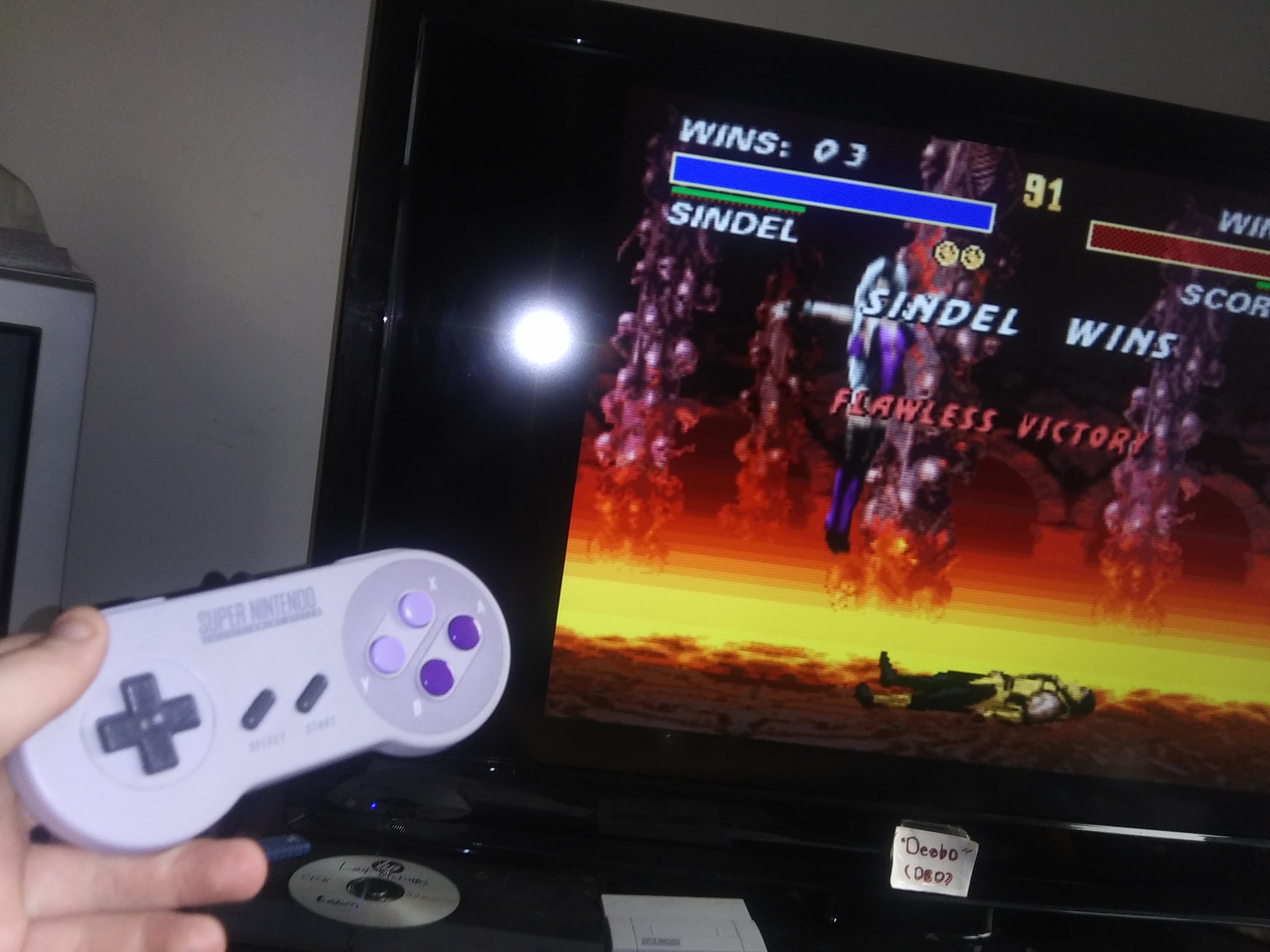Deebo: Mortal Kombat 3 [Very Easy/ Win Streak] (SNES/Super Famicom Emulated) 3 points on 2019-07-16 18:29:44