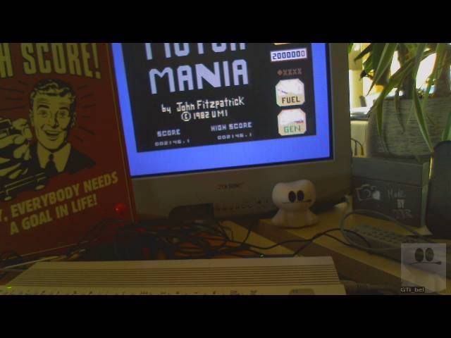 GTibel: Motor Mania (Commodore 64) 2,146 points on 2019-02-14 08:07:10