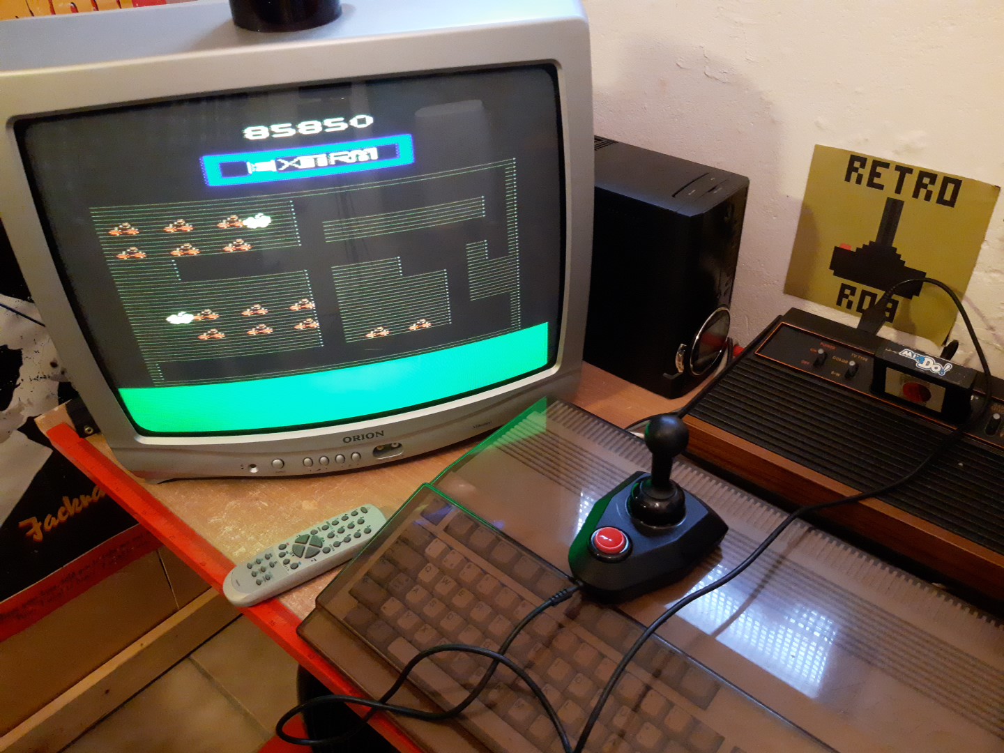 RetroRob: Mr. Do! (Atari 2600) 85,850 points on 2022-09-08 10:38:10