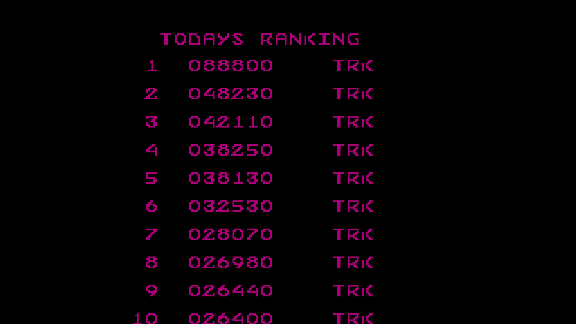 TheTrickster: Mr Do! Run Run (Amiga Emulated) 88,800 points on 2015-08-16 05:40:01