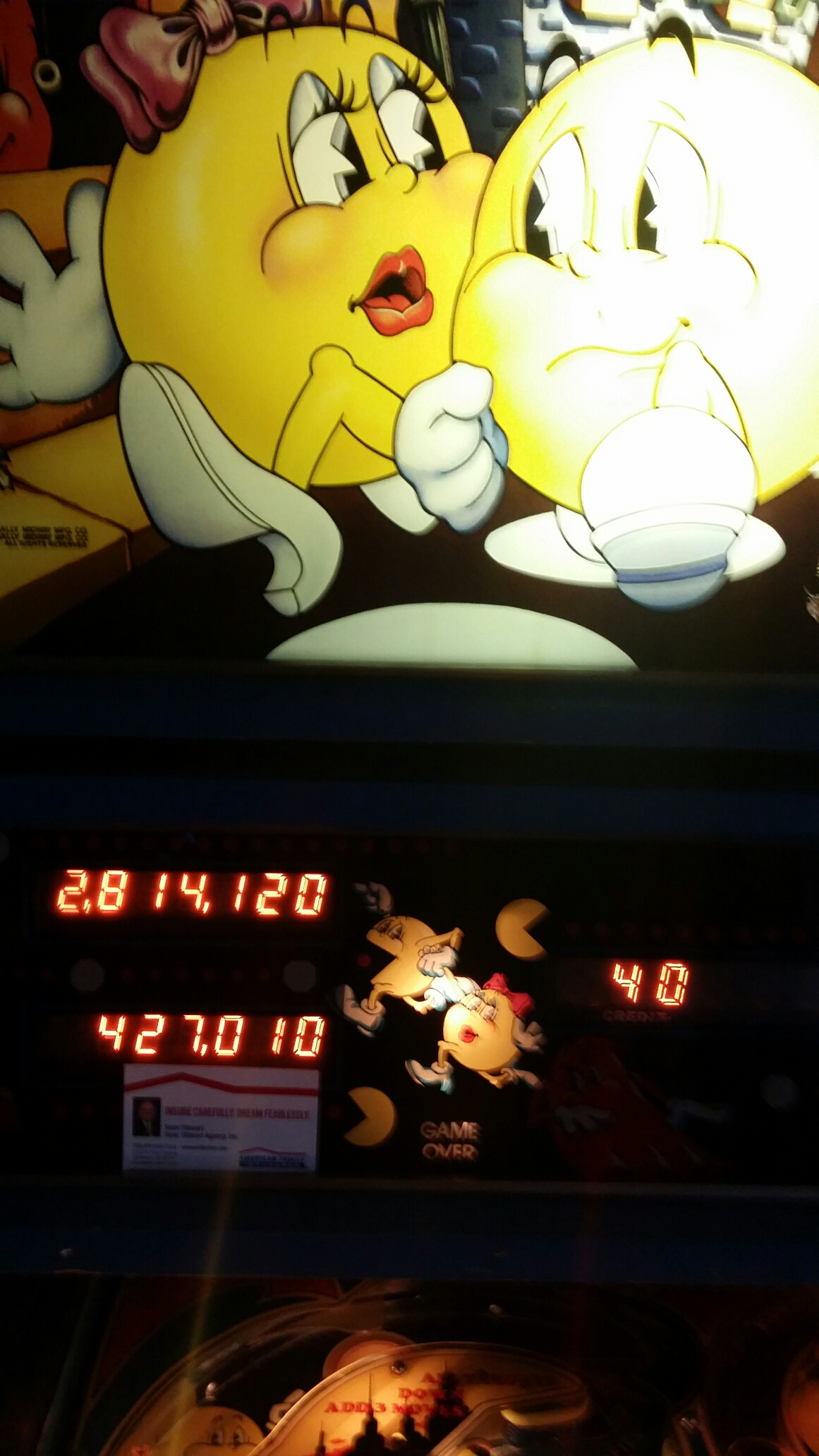 Mr. & Mrs. Pac-Man 2,814,120 points