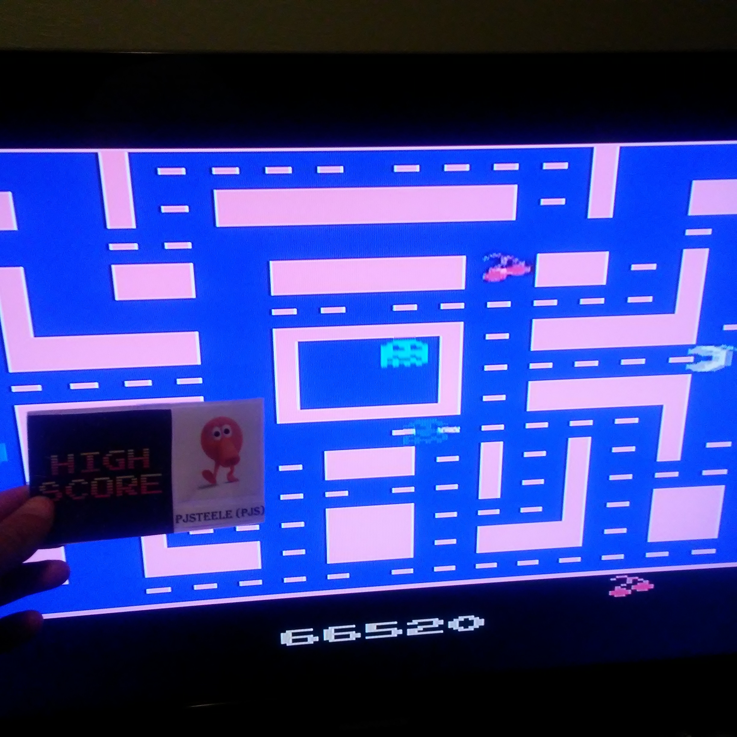 Ms. Pac-Man 66,520 points