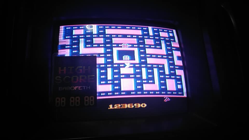 Ms. Pac-Man 123,500 points