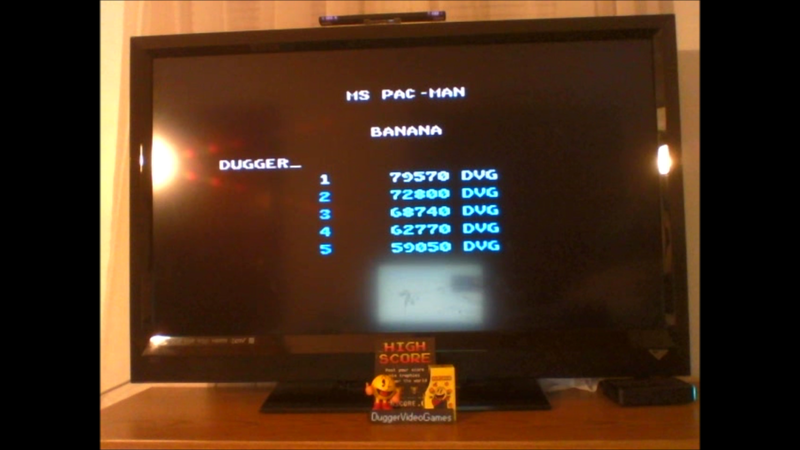 DuggerVideoGames: Ms. Pac-Man: Banana Start (Atari 7800 Emulated) 79,570 points on 2016-12-21 16:34:28