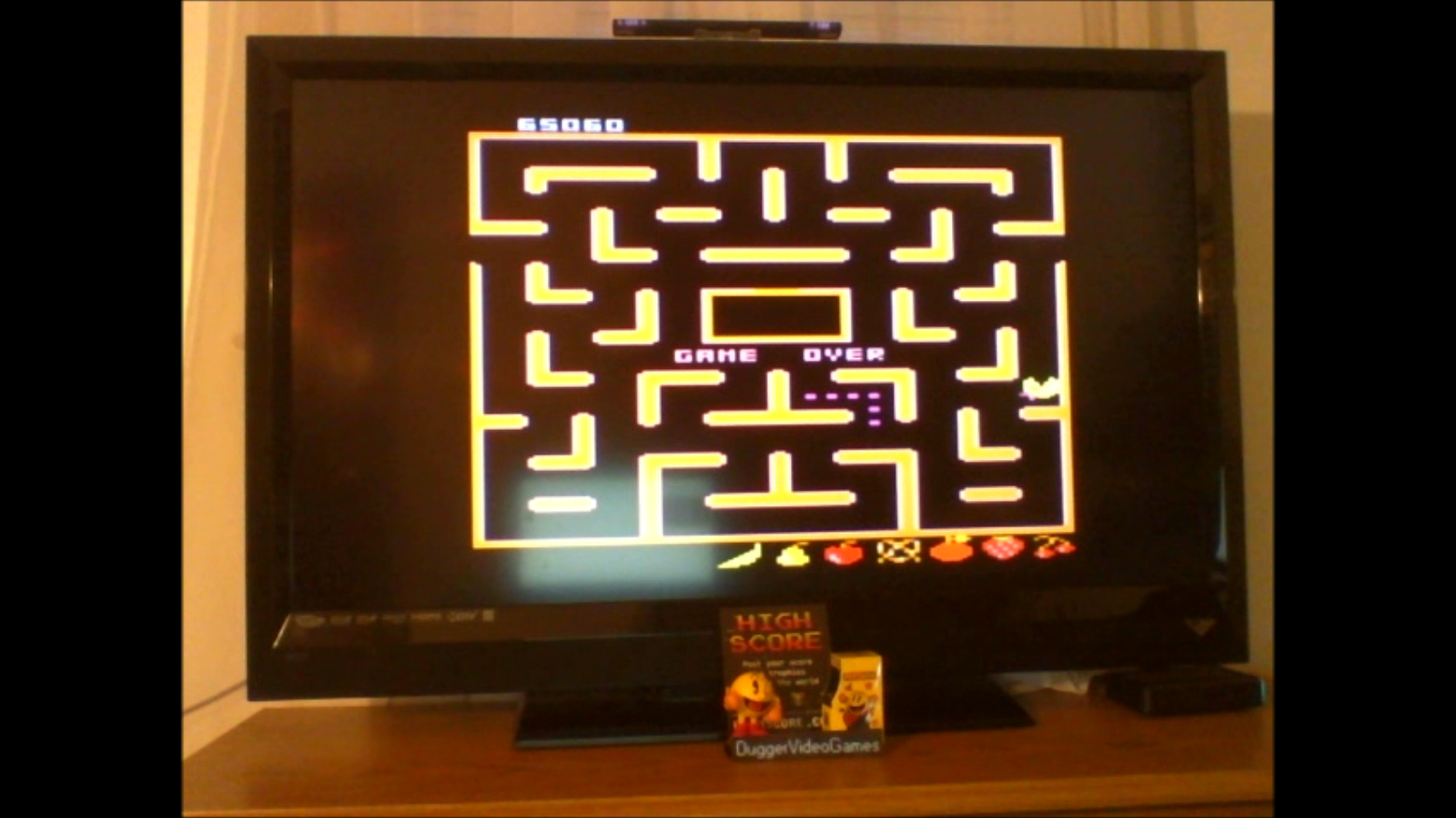 DuggerVideoGames: Ms. Pac-Man: Cherries Start (Atari 7800 Emulated) 65,060 points on 2016-12-21 14:59:34