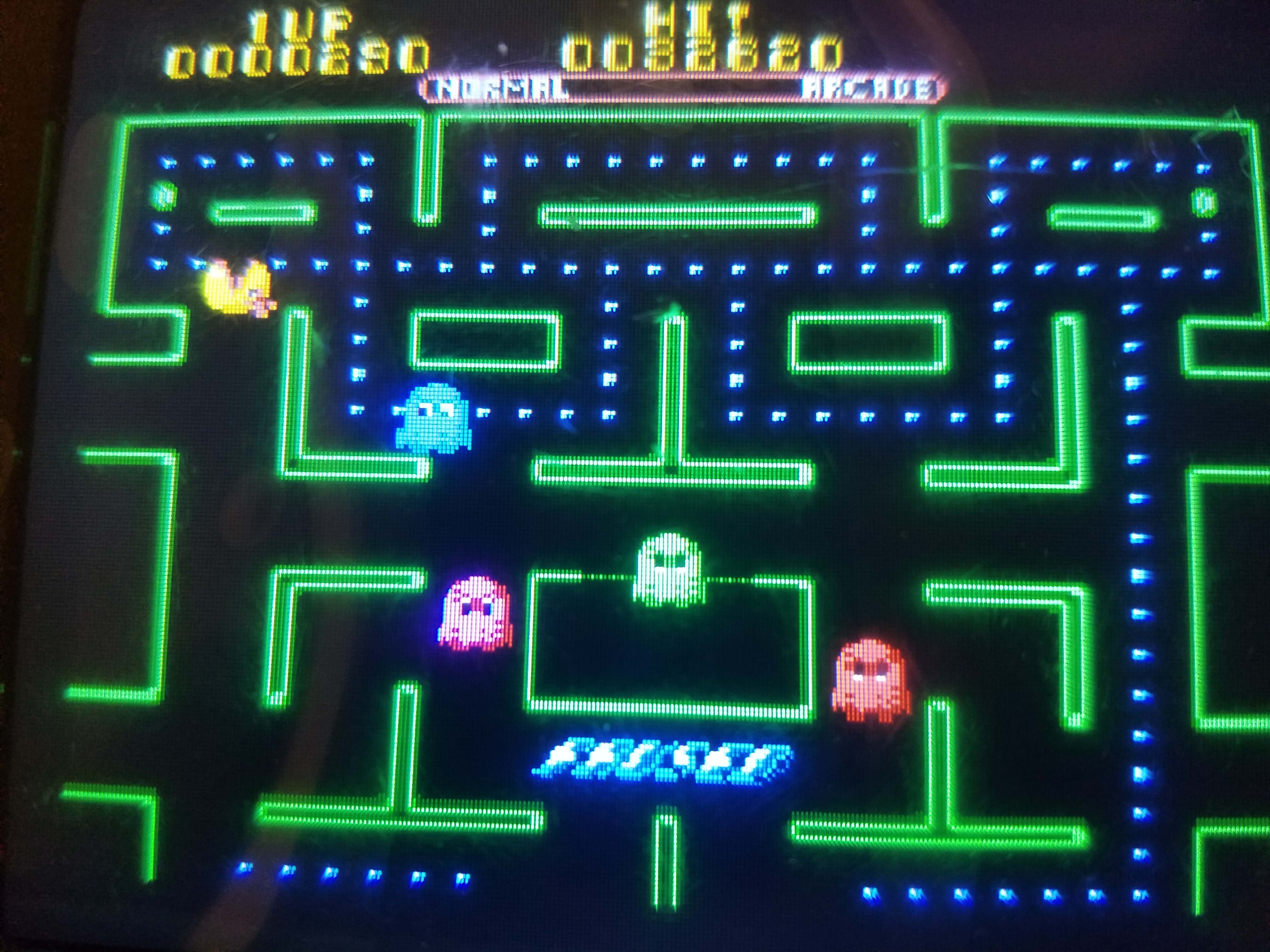 Ms. Pac-Man 32,620 points