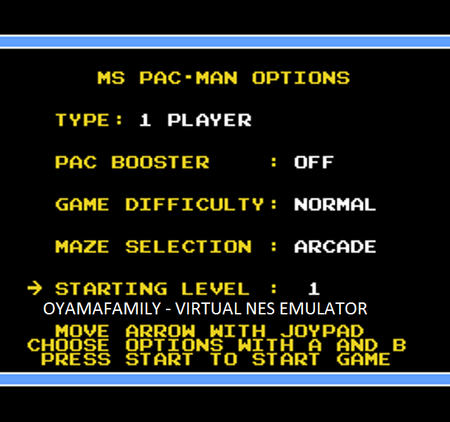 oyamafamily: Ms. Pac-Man [Tengen] (NES/Famicom Emulated) 93,700 points on 2015-11-18 17:38:07