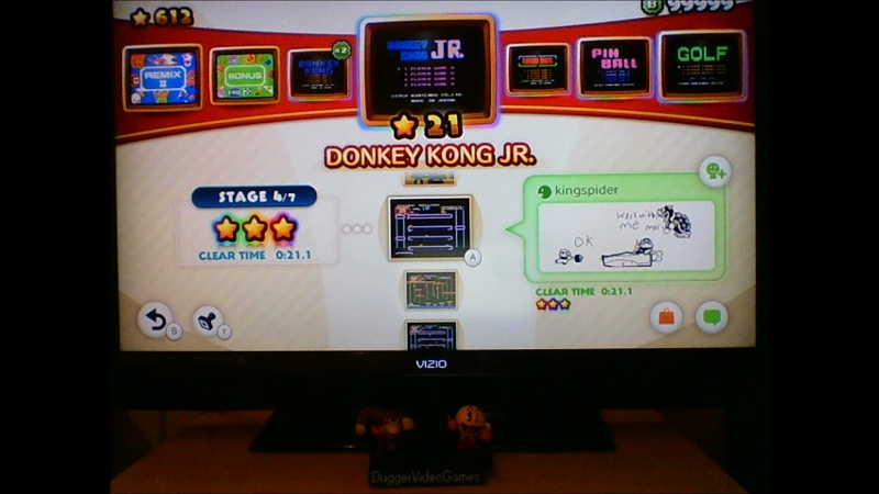 DuggerVideoGames: NES Remix: Donkey Kong JR: Stage 4 (Wii U) 0:00:21.1 points on 2016-06-15 22:01:58