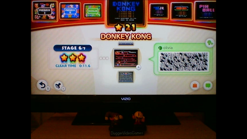 DuggerVideoGames: NES Remix: Donkey Kong: Stage 6 (Wii U) 0:00:11.6 points on 2016-06-16 00:35:22