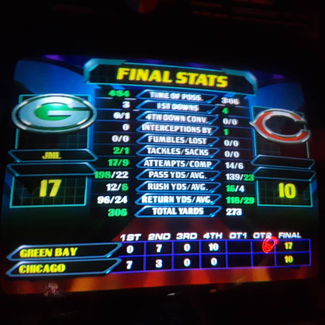 JML101582: NFL Blitz 99 [Point Difference] (Arcade) 7 points on 2019-05-26 16:30:30