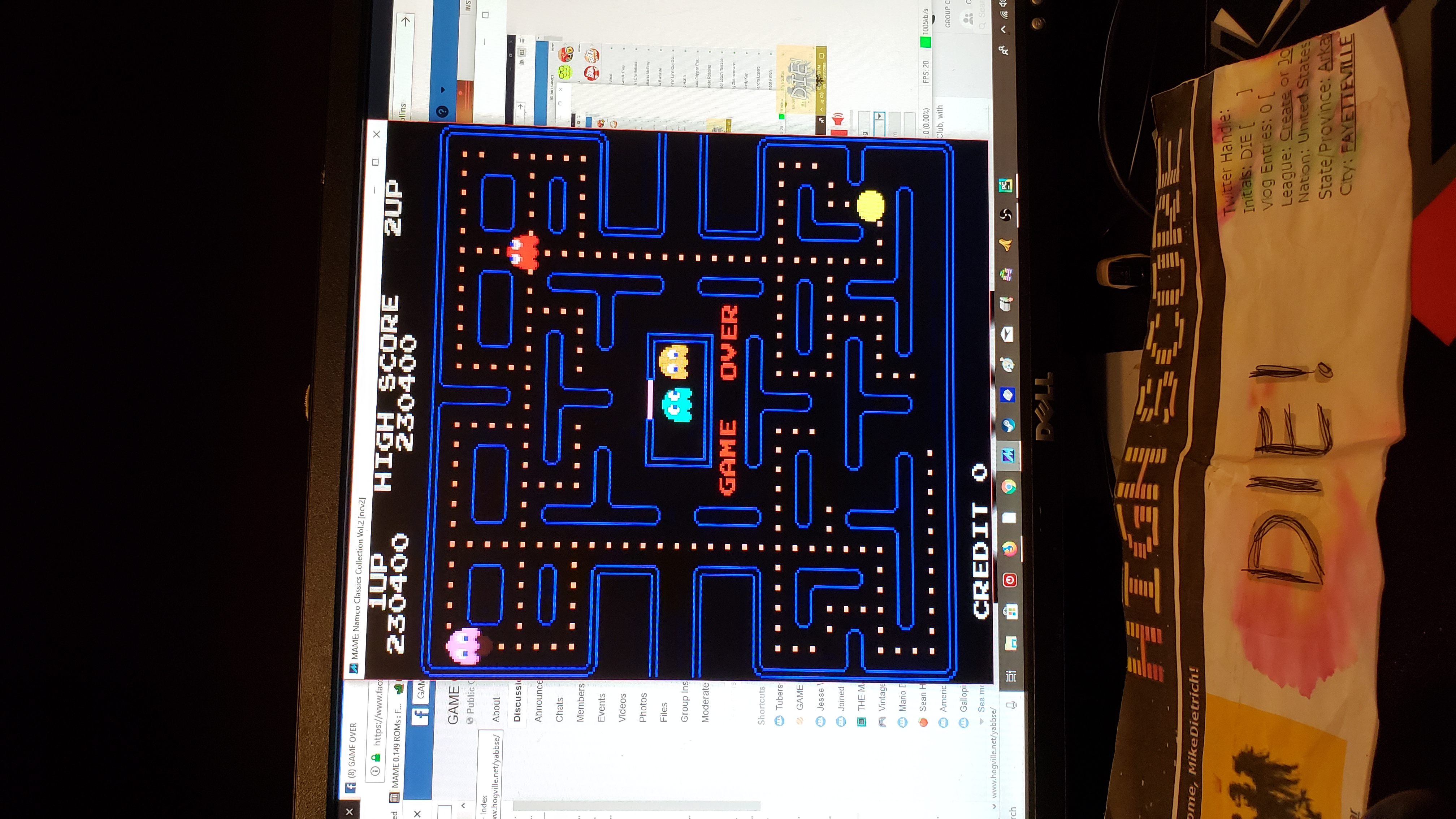 MikeDietrich: Namco Classic Collection Vol. 2: Pac-Man [ncv2] (Arcade Emulated / M.A.M.E.) 230,400 points on 2018-10-31 18:00:40