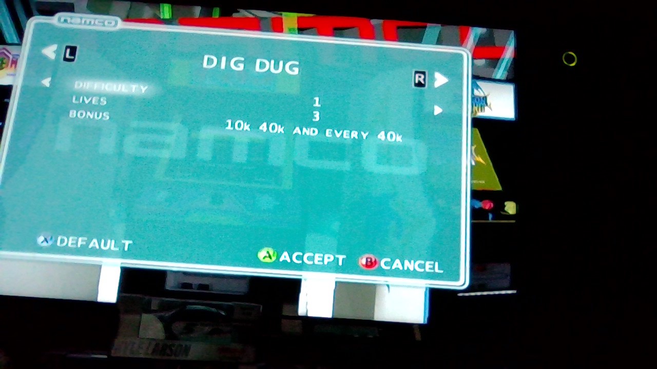 MMman2b8: Namco Museum 50th Anniversary: Dig Dug (Xbox) 32,360 points on 2022-04-11 14:22:54
