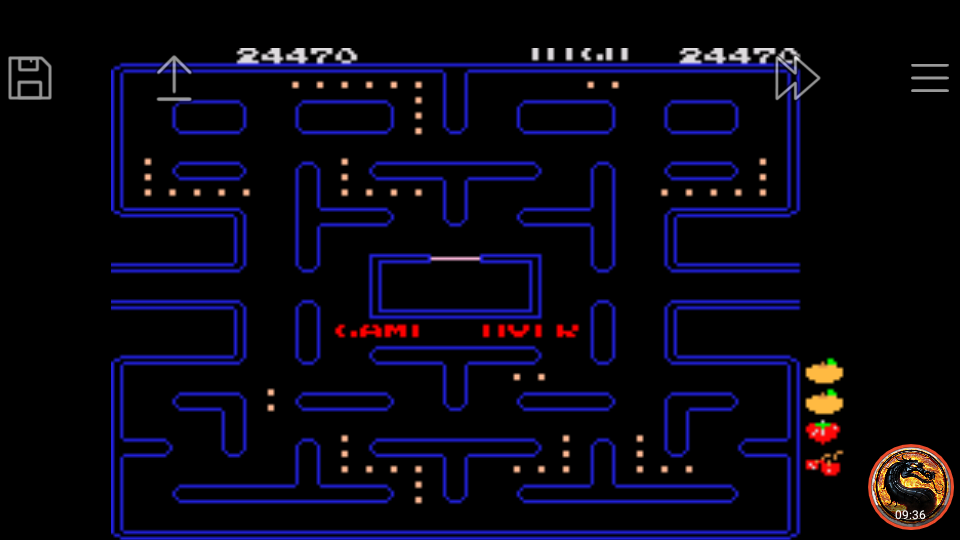 Namco Museum 50th Anniversary: Pac-Man 24,470 points