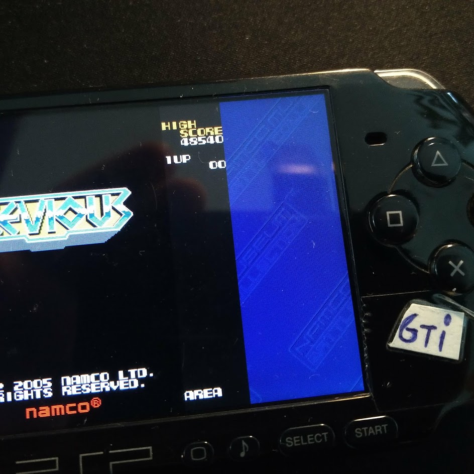 GTibel: Namco Museum: Battle Collection: Xevious (PSP) 48,540 points on 2019-07-15 00:25:31