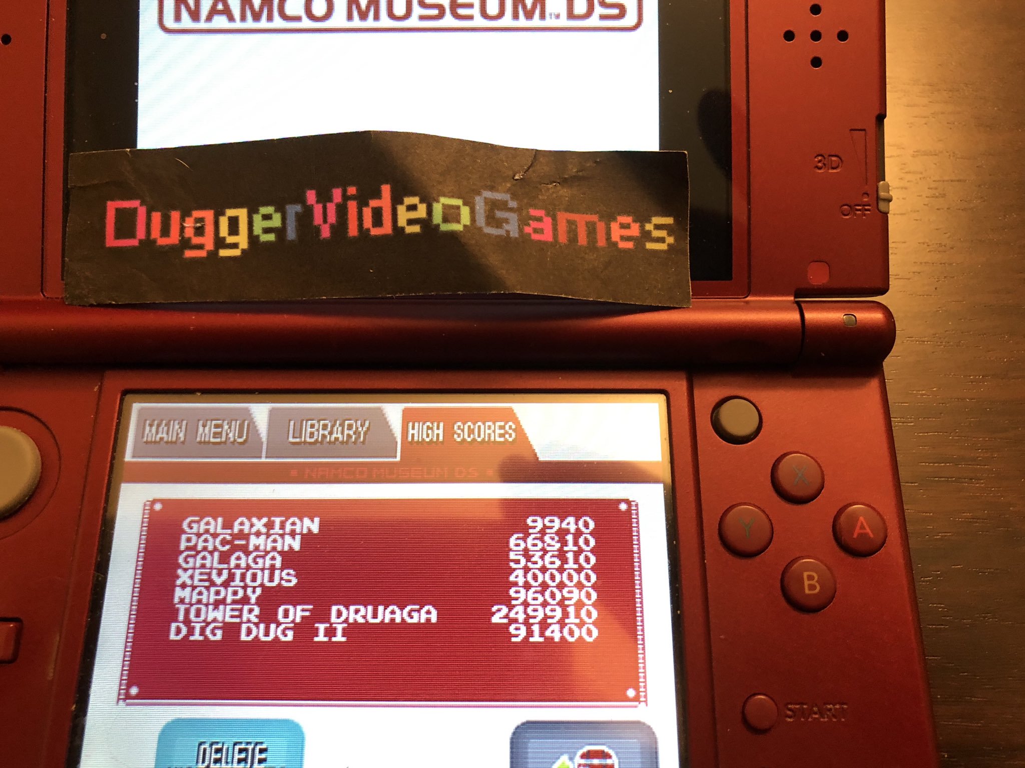 DuggerVideoGames: Namco Museum: Tower of Druaga (Nintendo DS) 249,910 points on 2019-09-03 01:14:26