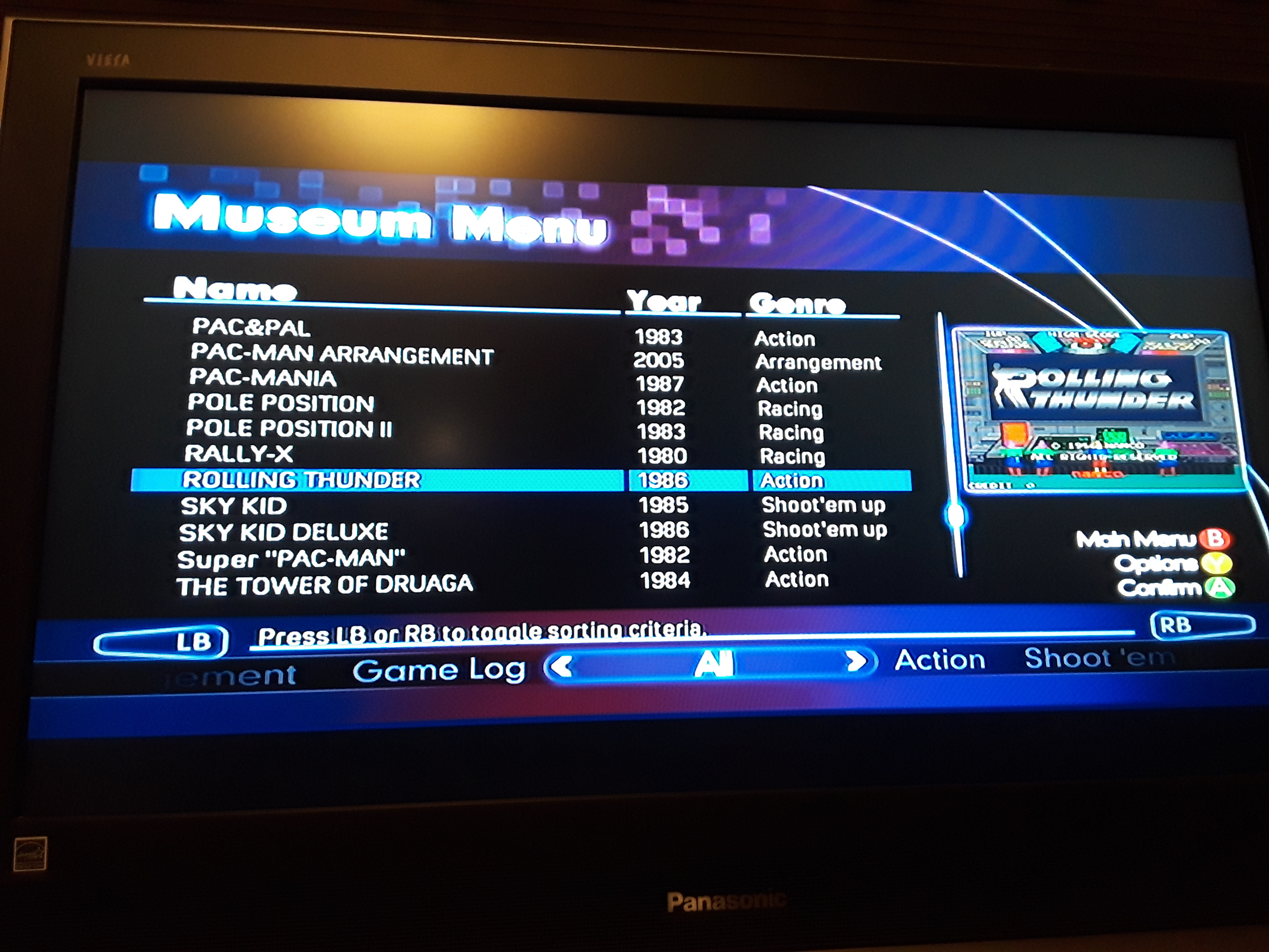 JML101582: Namco Museum Virtual Arcade: Rolling Thunder (Xbox 360) 15,400 points on 2018-11-19 23:29:12
