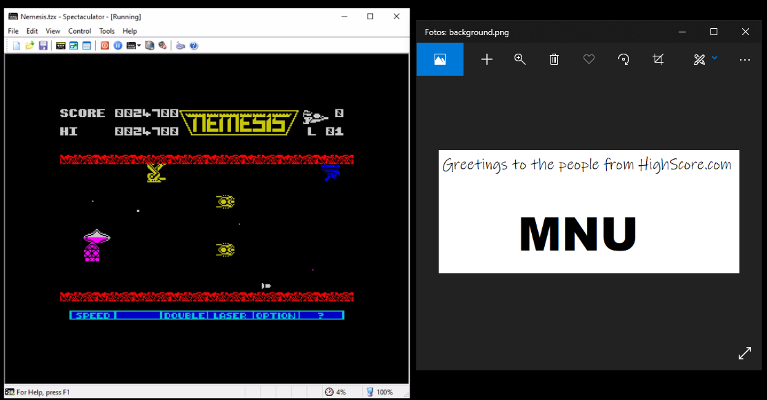 hughes10: Nemesis (ZX Spectrum Emulated) 24,700 points on 2019-11-24 16:35:13
