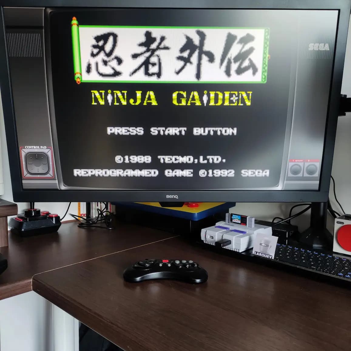 Larquey: Ninja Gaiden (Sega Master System Emulated) 11,400 points on 2022-07-30 01:34:55