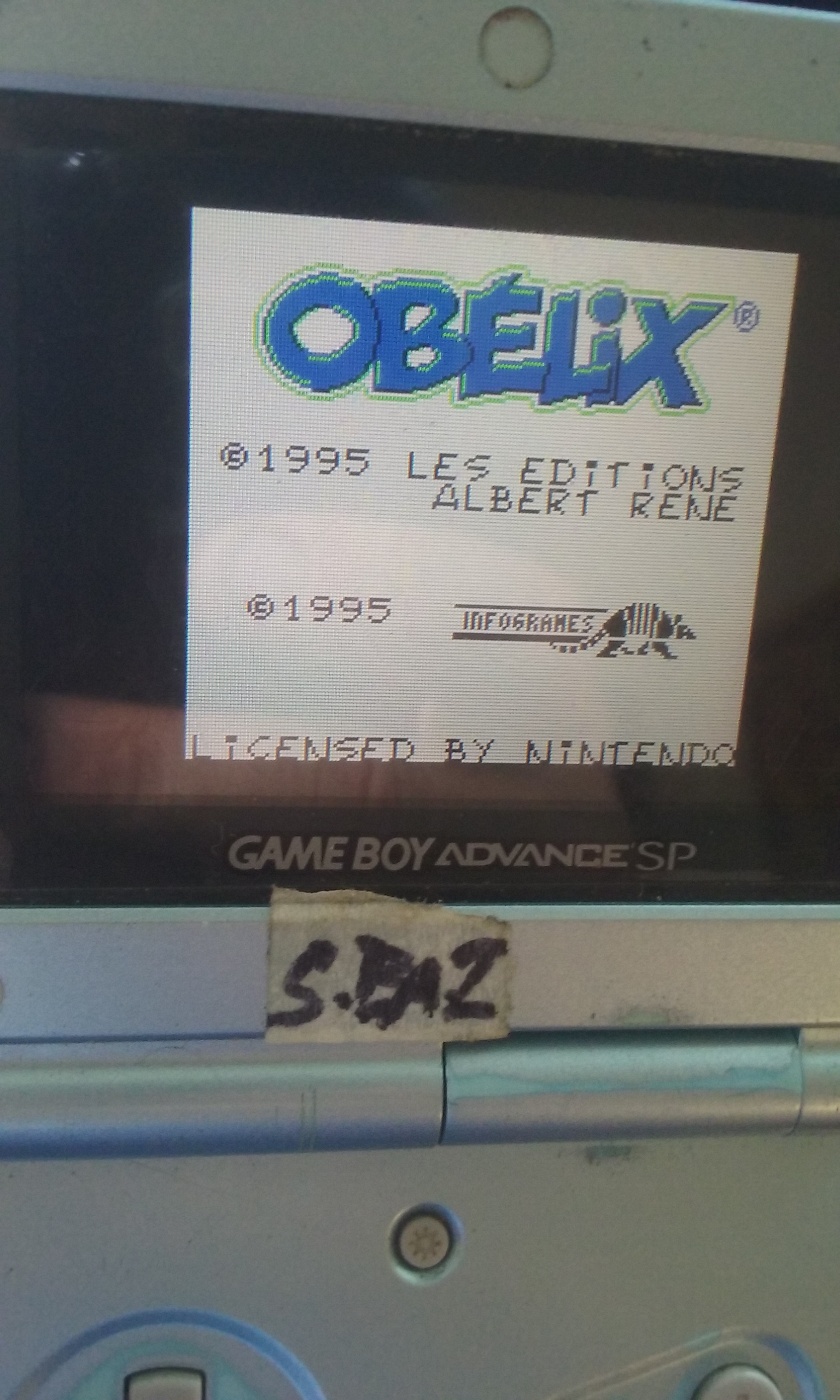 S.BAZ: Obelix (Game Boy) 30,815 points on 2018-08-24 16:34:36