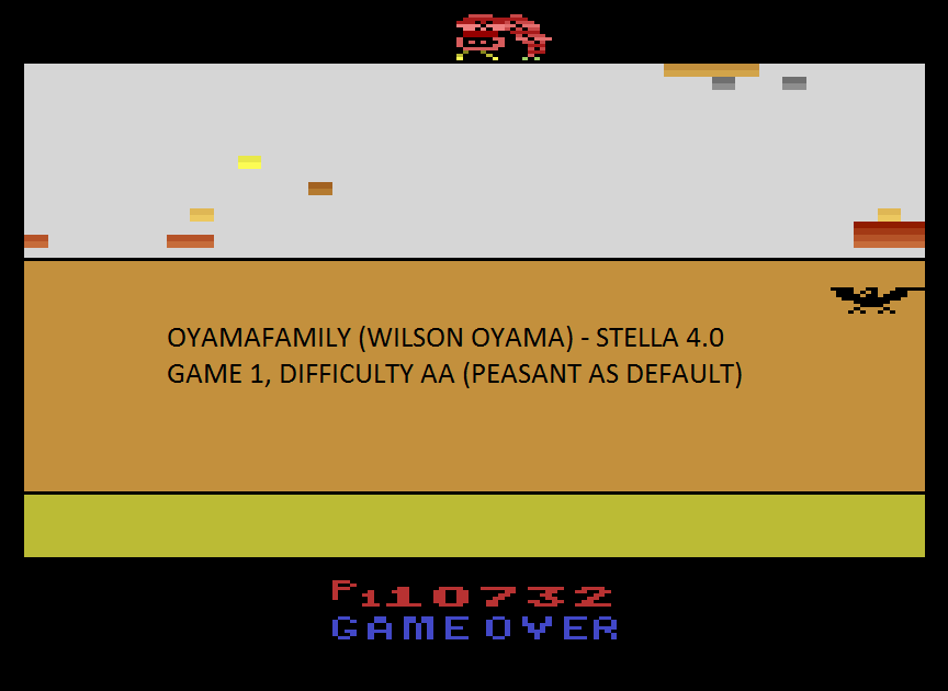 oyamafamily: Off the Wall (Atari 2600 Emulated Expert/A Mode) 10,732 points on 2015-08-22 19:26:41