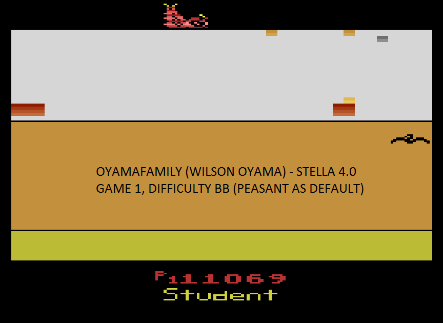oyamafamily: Off the Wall (Atari 2600 Emulated Novice/B Mode) 11,069 points on 2015-08-22 19:26:33
