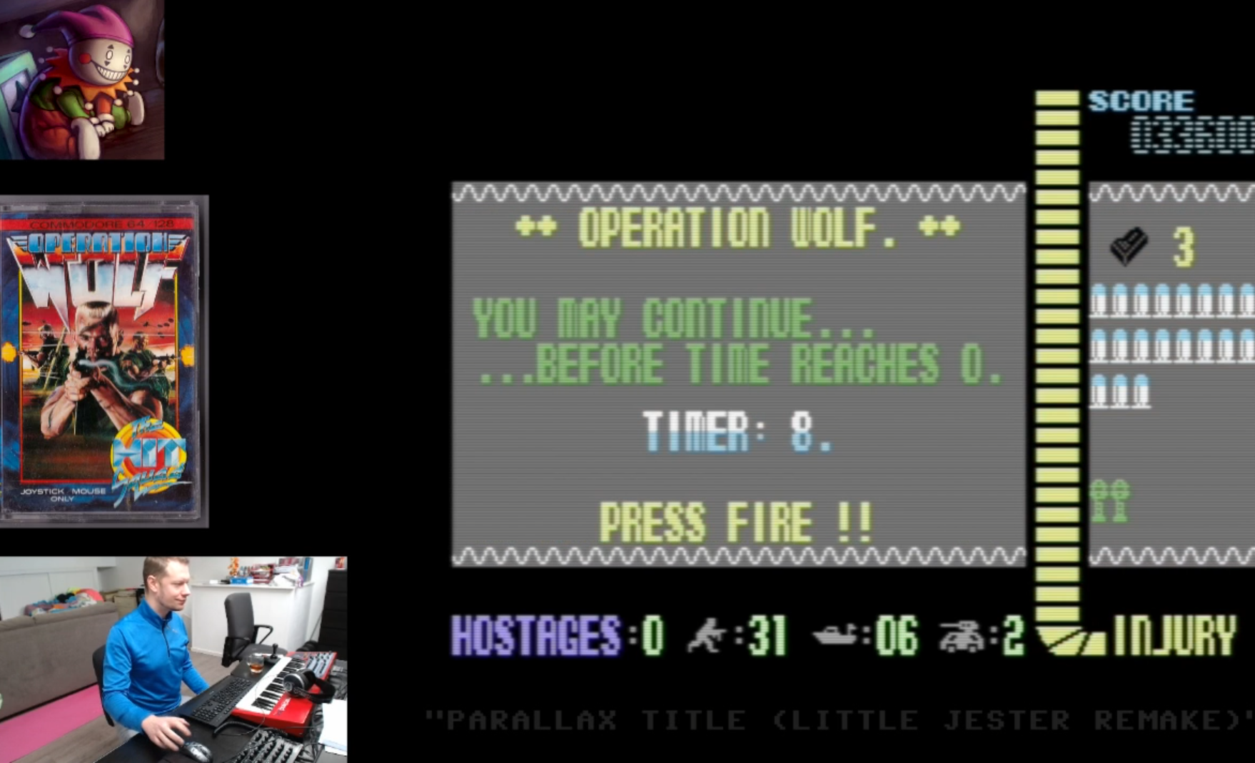 LittleJester: Operation Wolf (Commodore 64 Emulated) 33,600 points on 2018-02-02 08:44:46