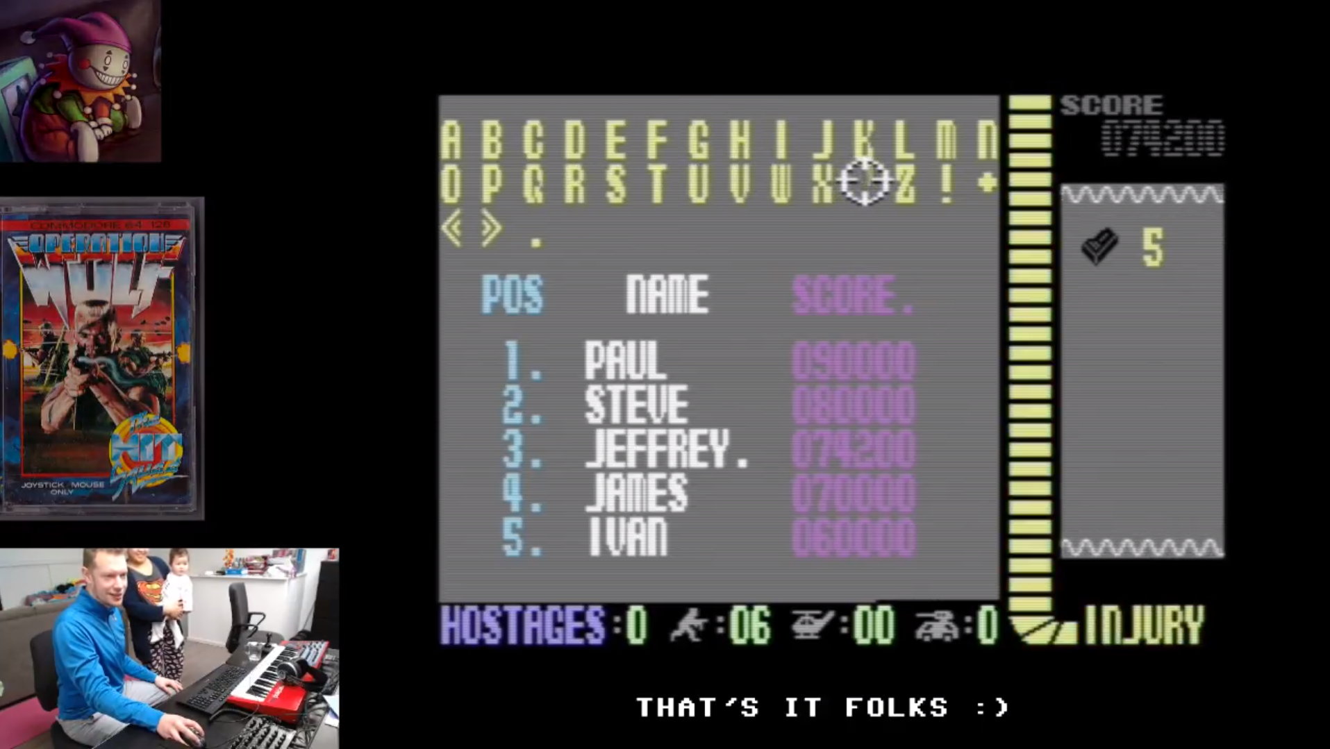 LittleJester: Operation Wolf [Continues Allowed] (Commodore 64 Emulated) 74,200 points on 2018-02-02 08:32:15
