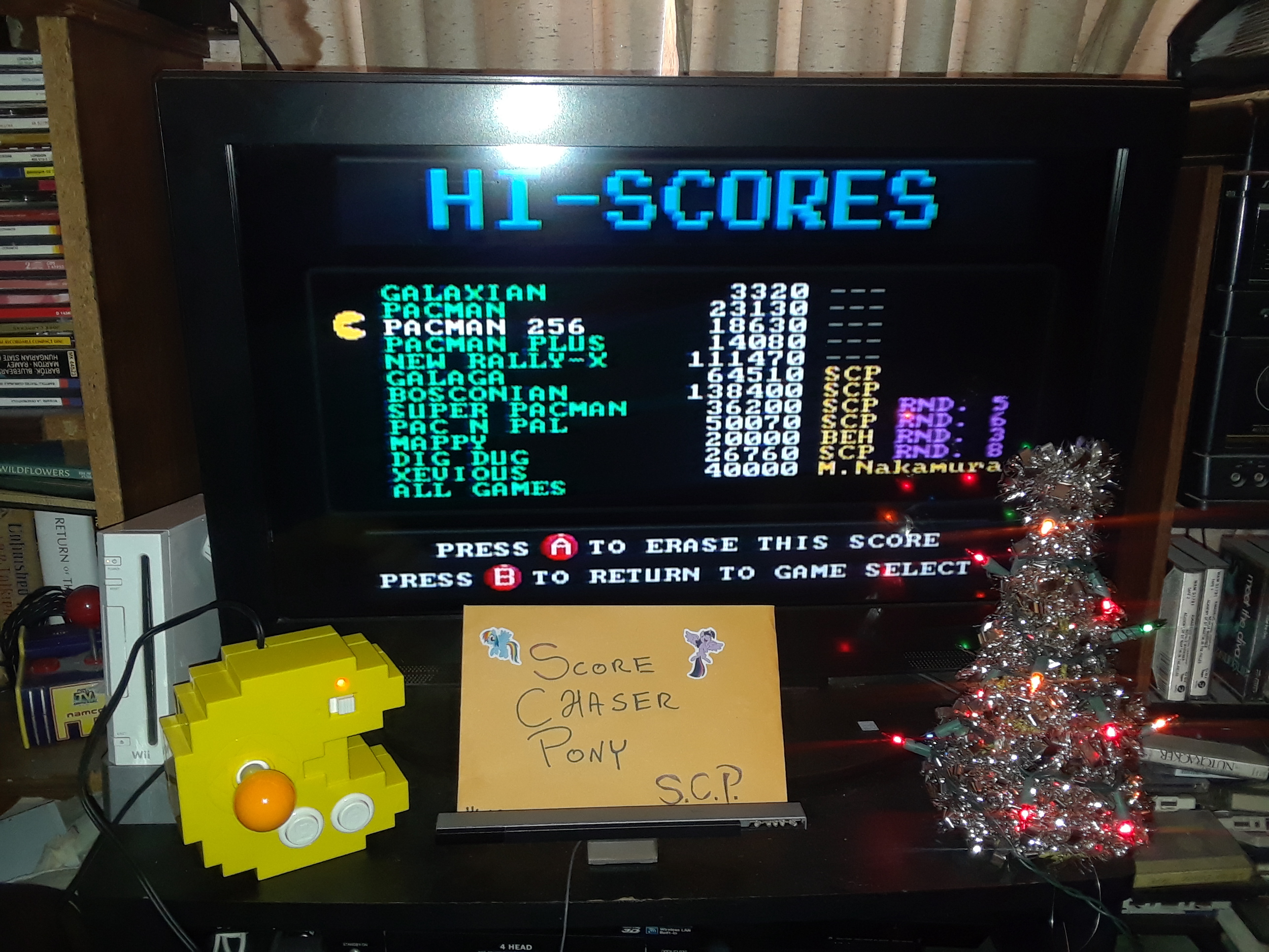 Bandai Pac-Man Connect & Play: Pac-Man 256 18,630 points