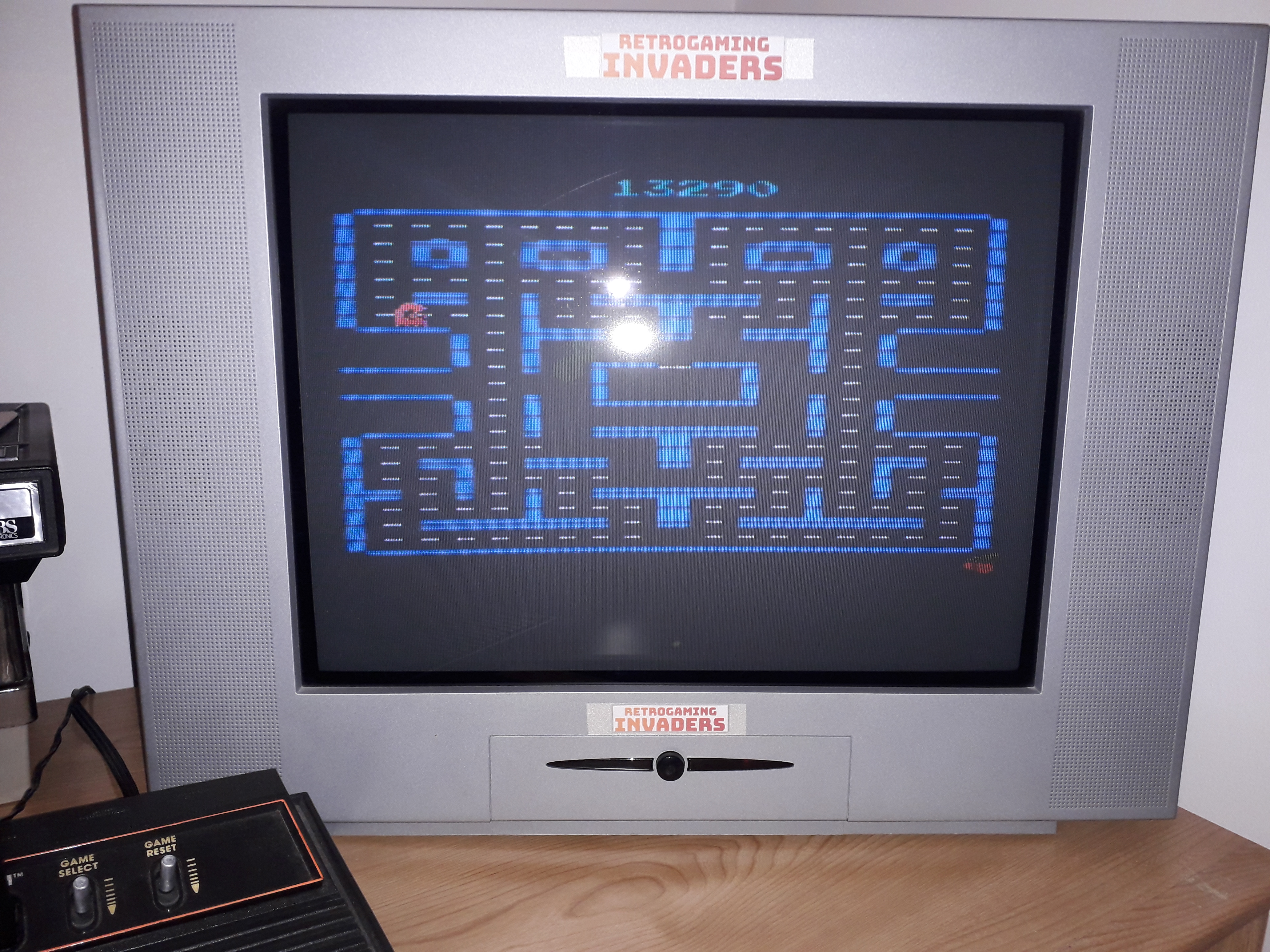 retrogaminginvaders: Pac-Man 4K (Atari 2600 Novice/B) 13,290 points on 2019-06-23 12:00:06