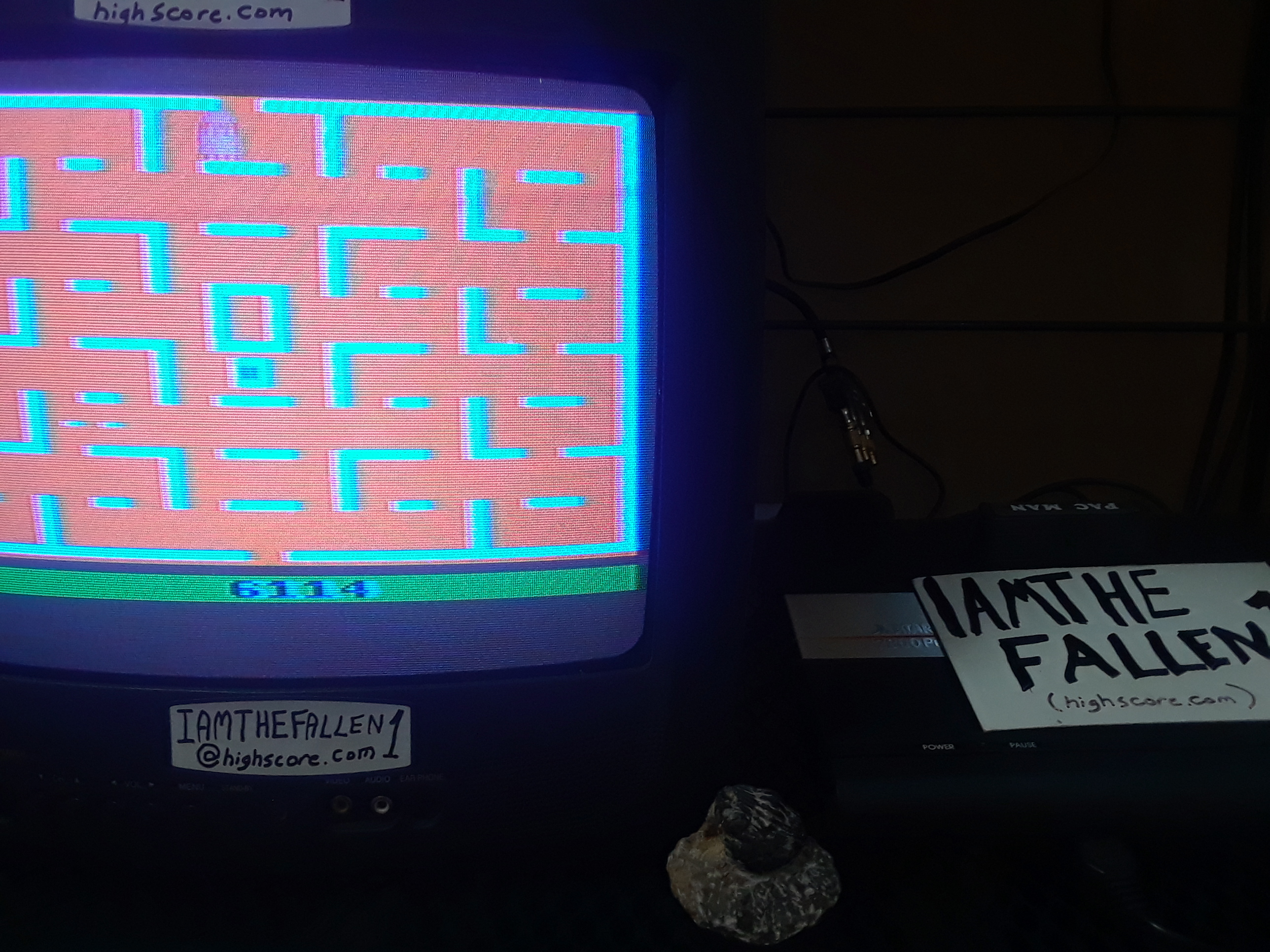 iamthefallen1: Pac-Man (Atari 2600 Novice/B) 6,114 points on 2019-01-31 19:56:58