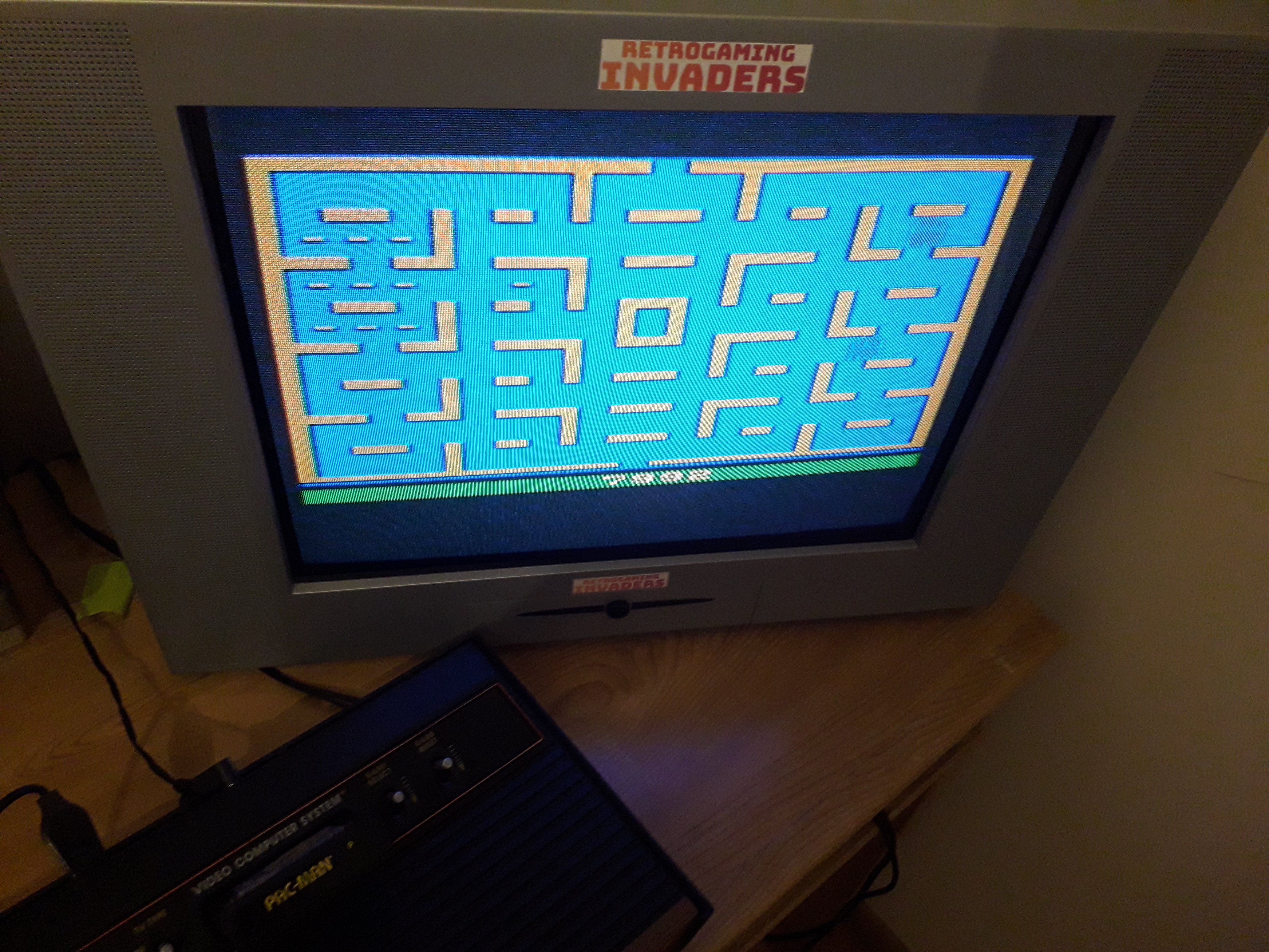 retrogaminginvaders: Pac-Man (Atari 2600 Novice/B) 7,992 points on 2019-07-05 17:52:14