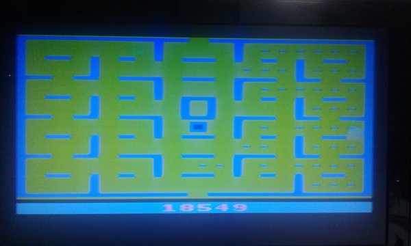 oyamafamily: Pac-Man (Atari 2600 Novice/B) 18,549 points on 2020-05-17 19:31:37