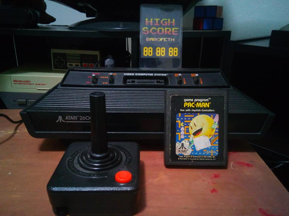 BabofetH: Pac-Man (Atari 2600 Novice/B) 7,911 points on 2020-06-16 00:23:06