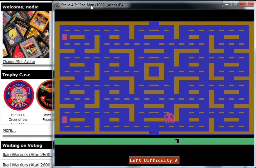 nads: Pac-Man (Atari 2600 Emulated Expert/A Mode) 9,800 points on 2016-03-27 20:31:49