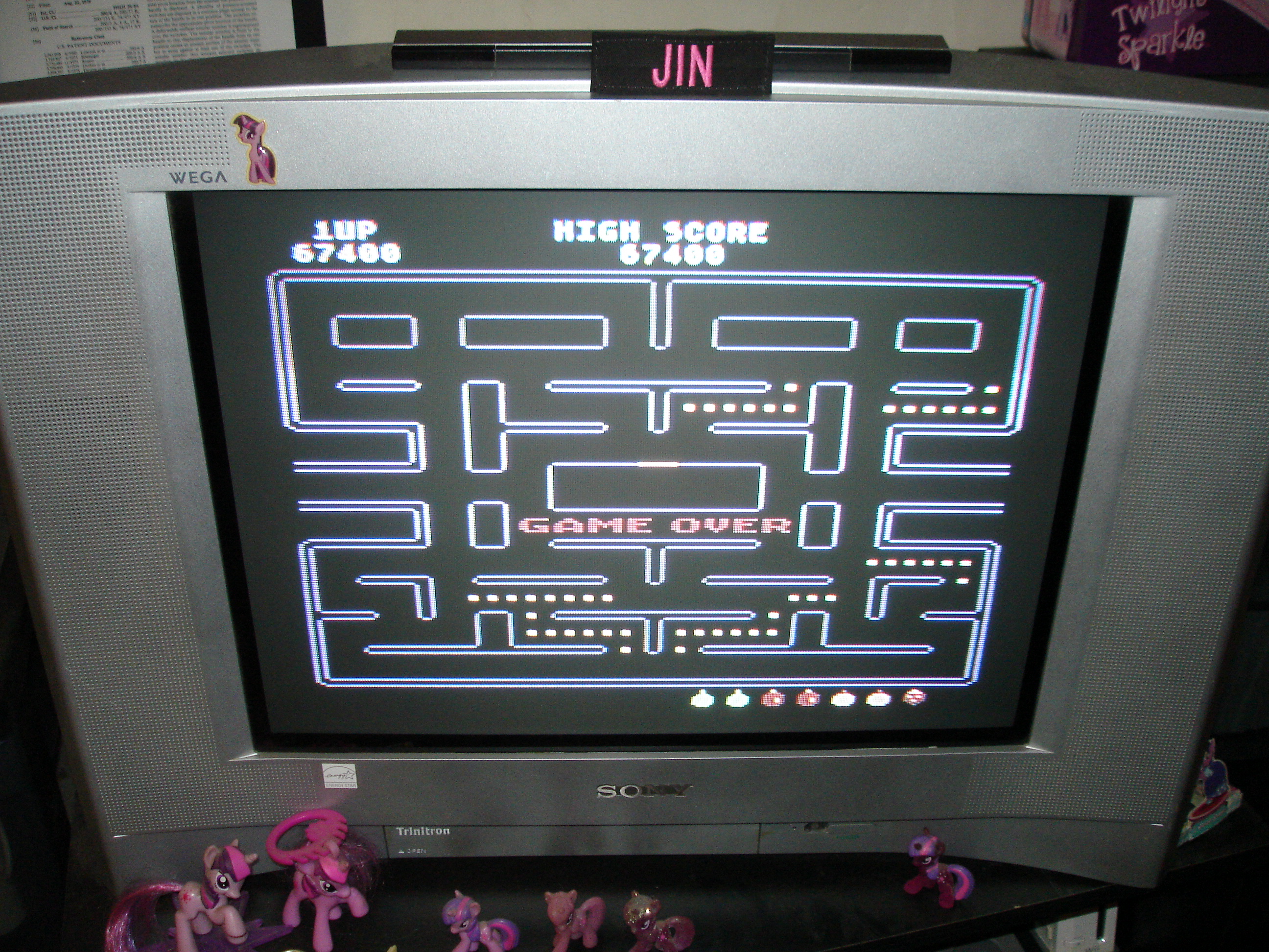 Jin: Pac-Man (Atari 400/800/XL/XE) 67,400 points on 2017-10-17 03:29:26
