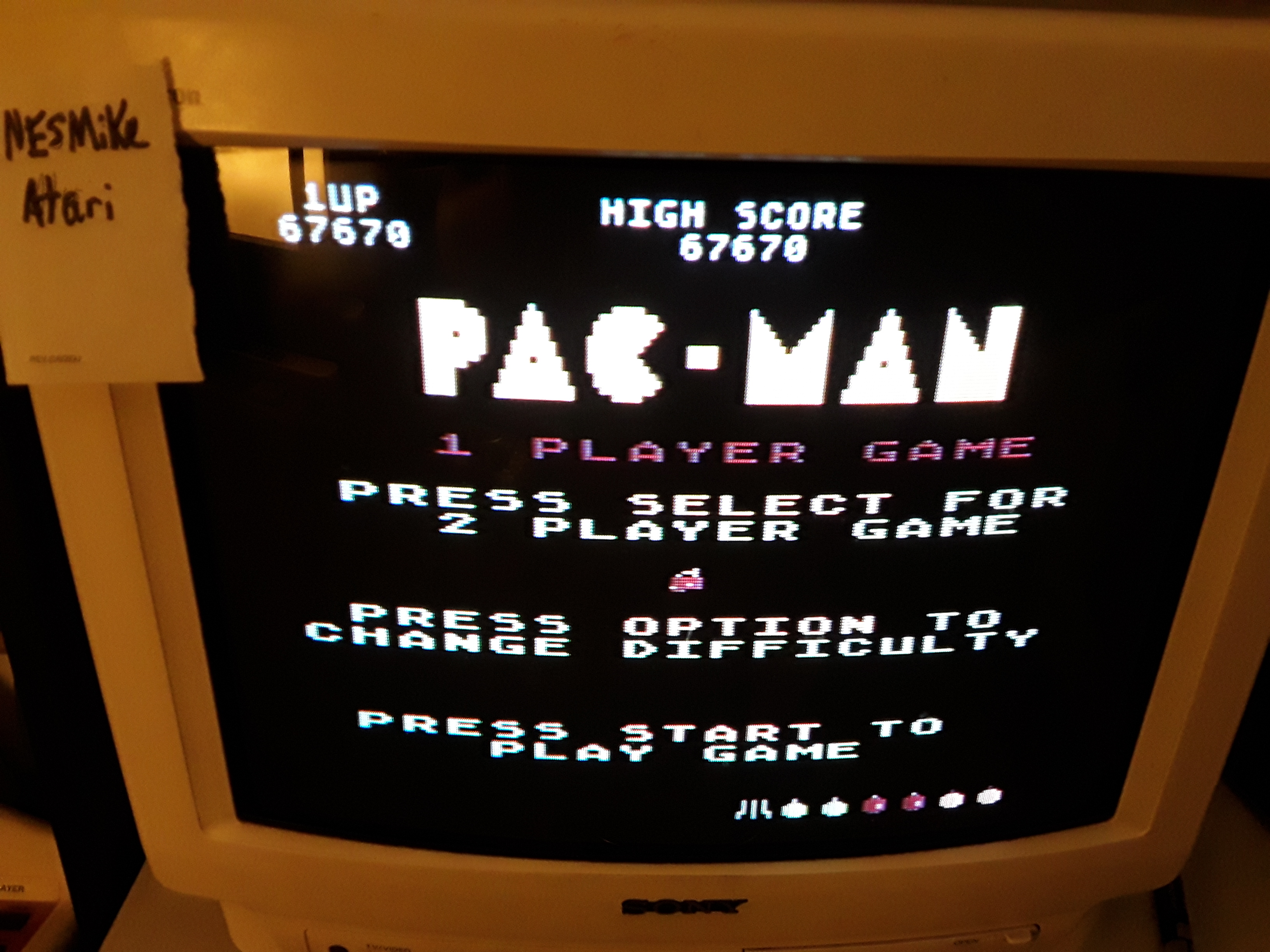 Pac-Man 67,670 points
