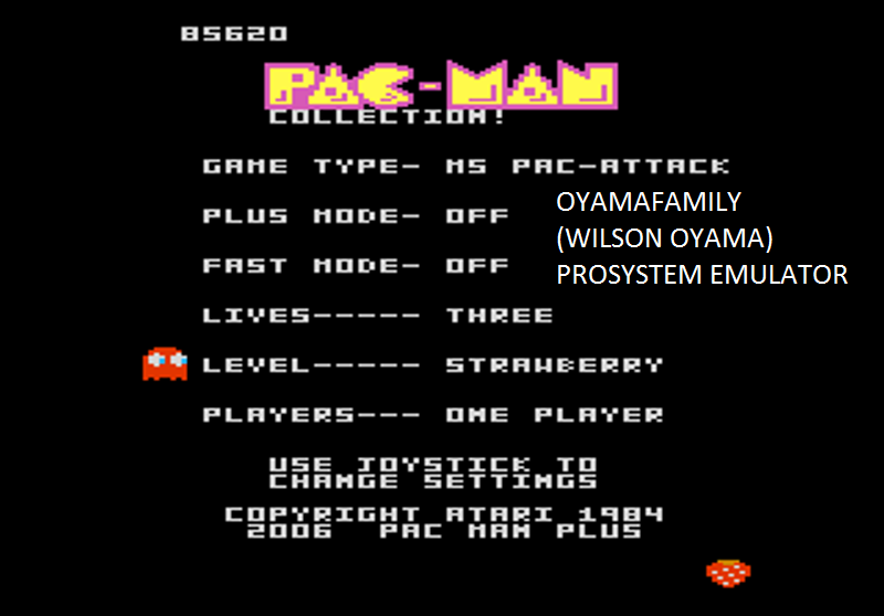 oyamafamily: Pac-Man Collection: Ms. Pac-Attack [Strawberry/Plus Off/Fast Off] (Atari 7800 Emulated) 85,620 points on 2016-03-04 19:09:59