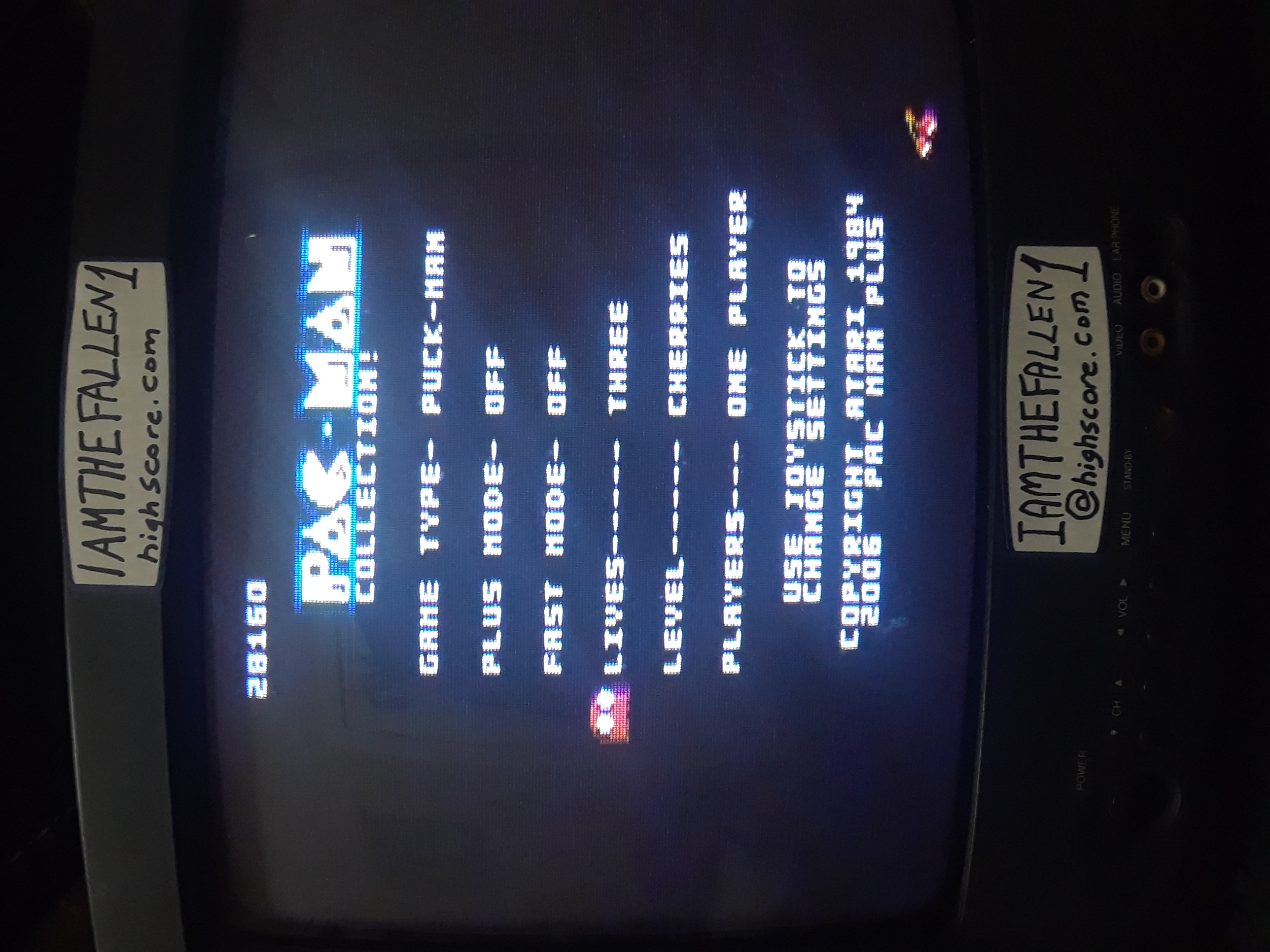 iamthefallen1: Pac-Man Collection: Puck Man [Cherries/Plus Off/Fast Off] (Atari 7800) 28,160 points on 2019-01-31 17:24:46
